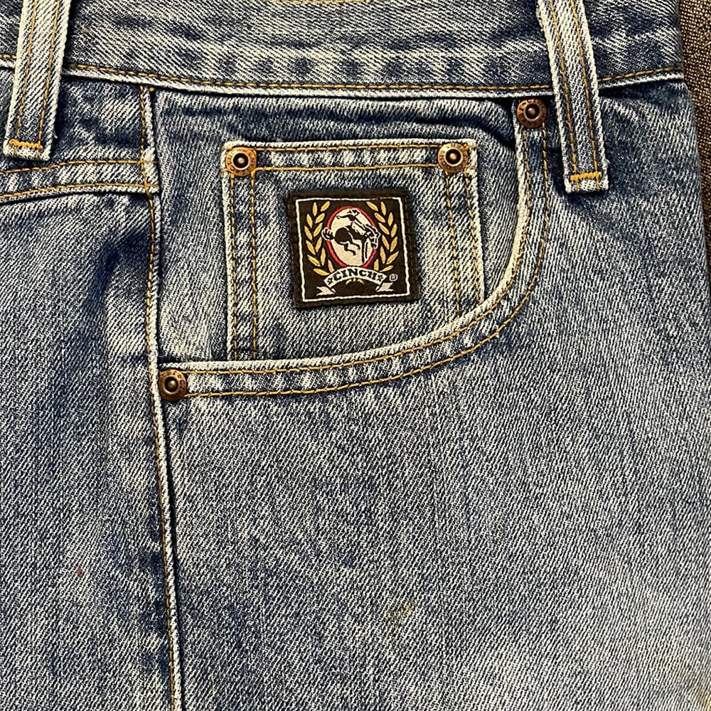 No rips … starched up and ready to go out cowboy dancing !